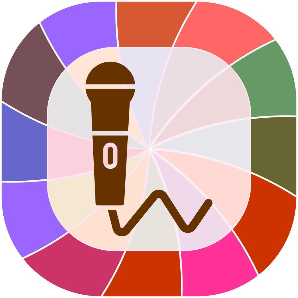 microfoon vector pictogram