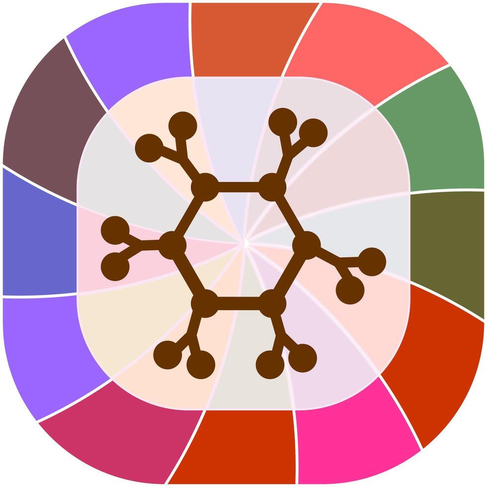molecuul vector pictogram
