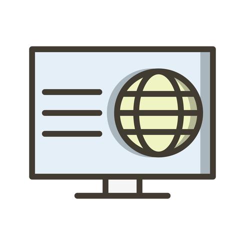 Vector webpagina pictogram