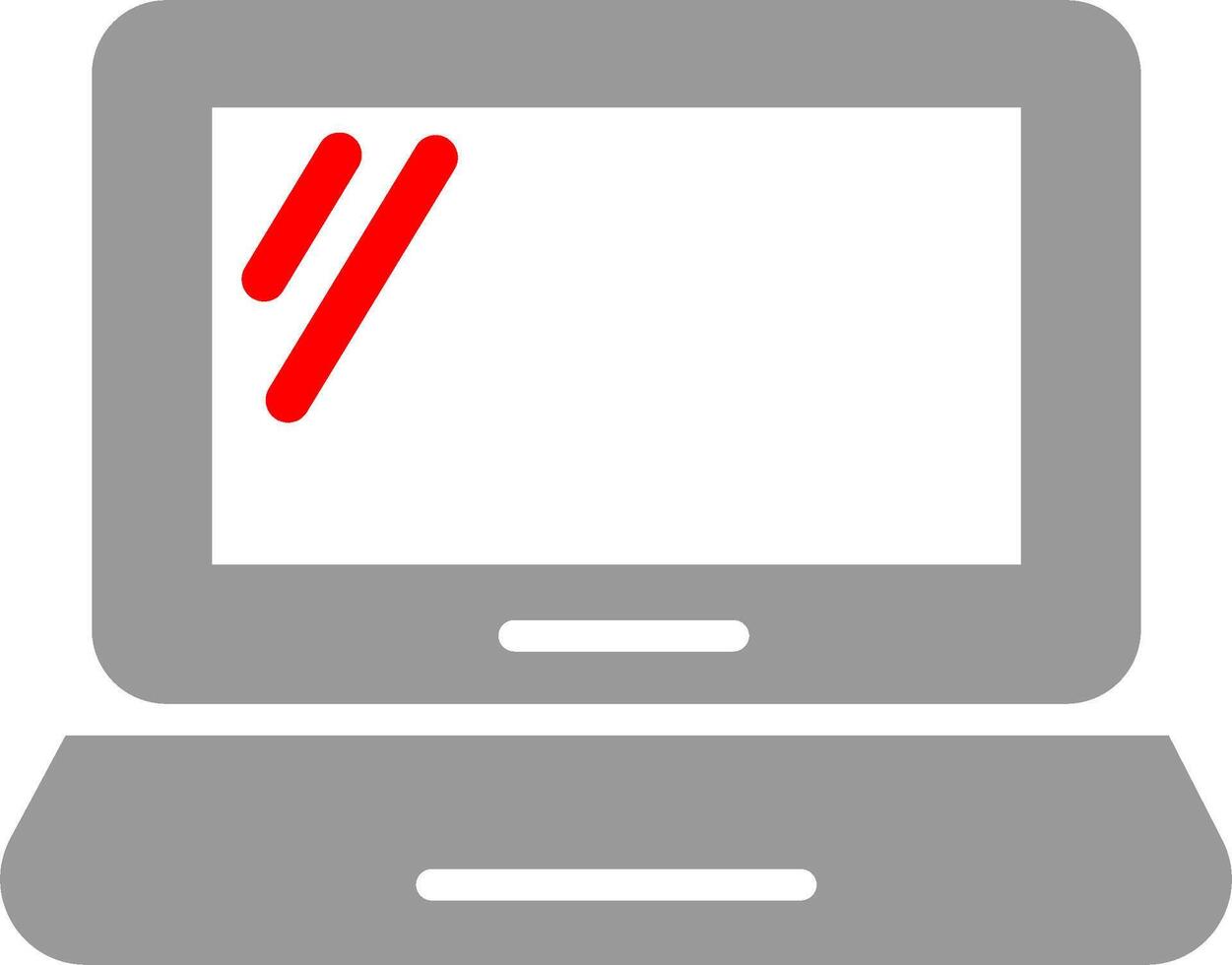 laptop vector pictogram