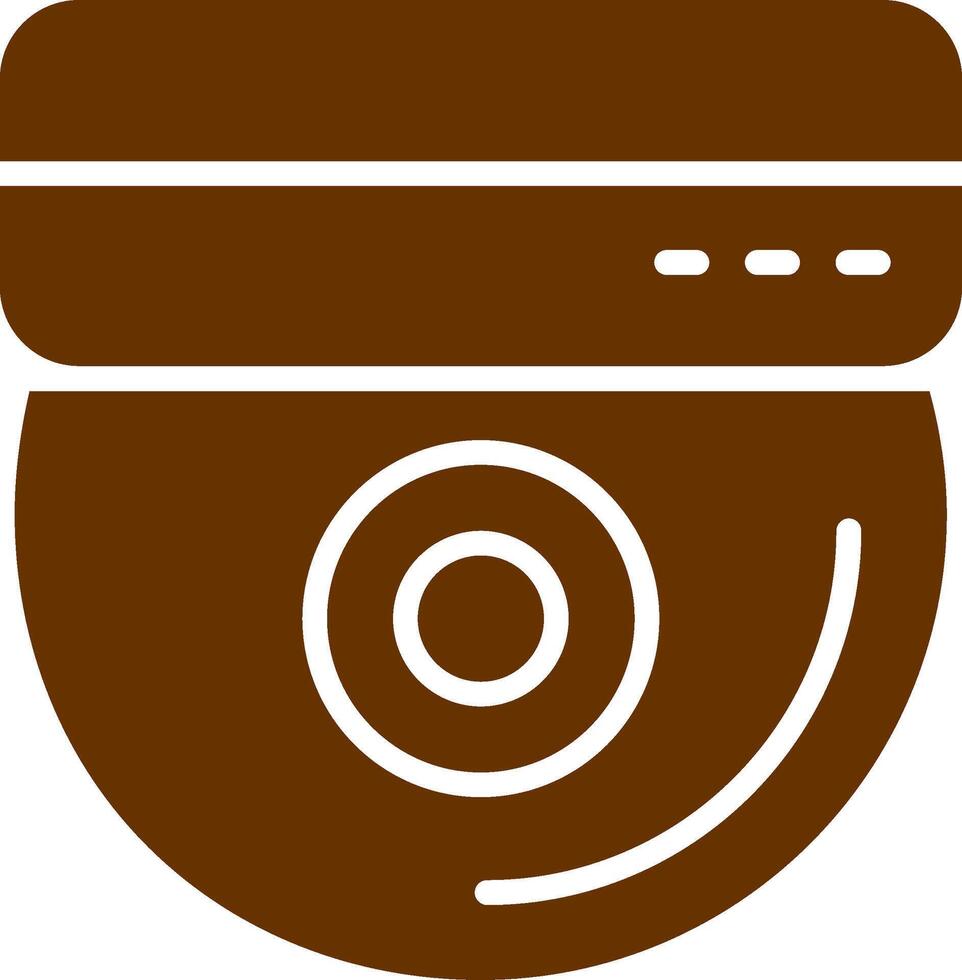 cctv camera vector pictogram