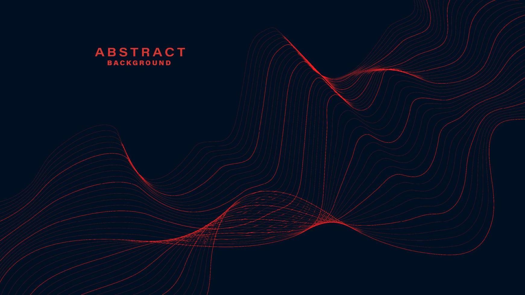 donkere abstracte achtergrond met vloeiende deeltjes vector