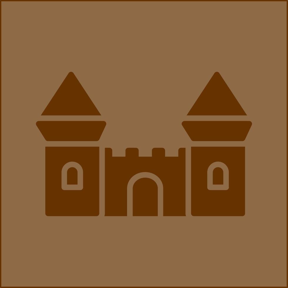 kasteel vector pictogram