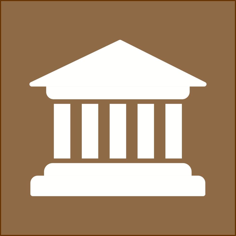 Parthenon vector icoon