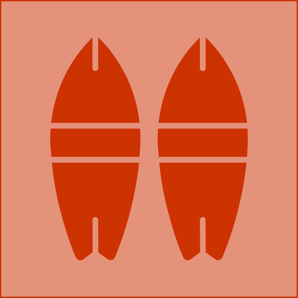 surfplank vector pictogram