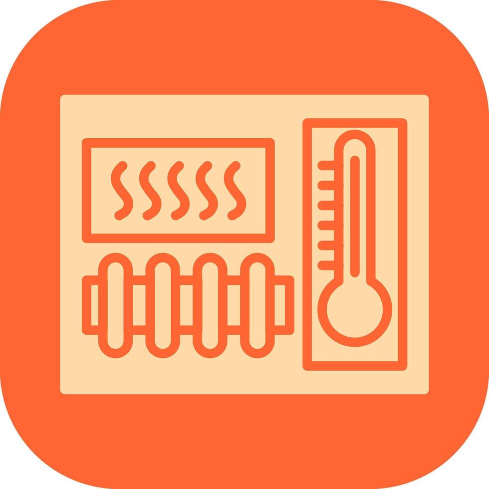 verwarming element vector icoon