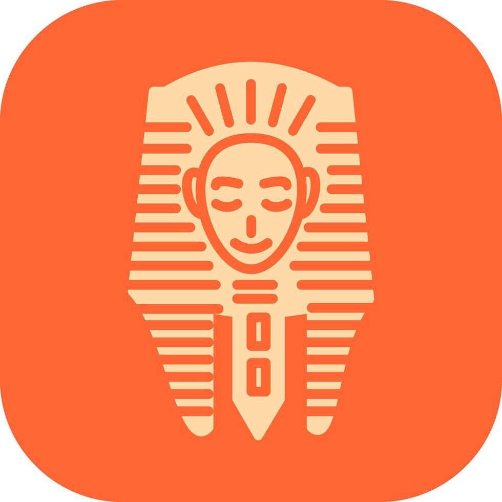 Egyptische gezicht vector icoon