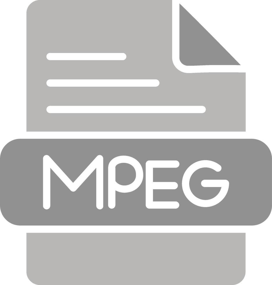 mpeg vector icoon