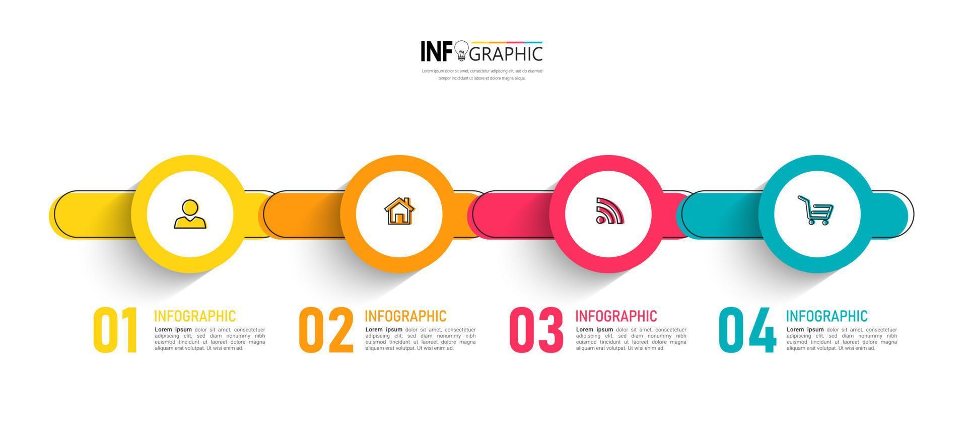 infographic ontwerp bedrijfssjabloon vector