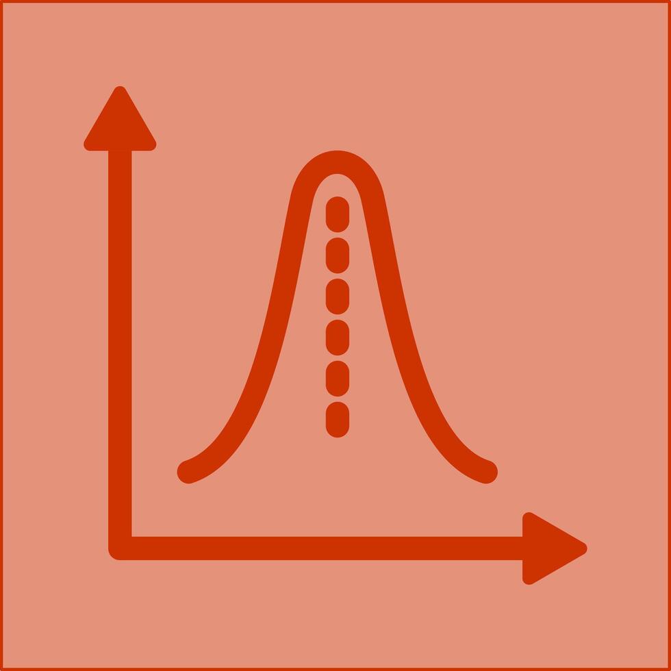 histogram vector icoon