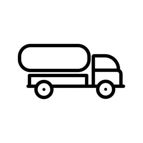 Vector tank vrachtwagen pictogram