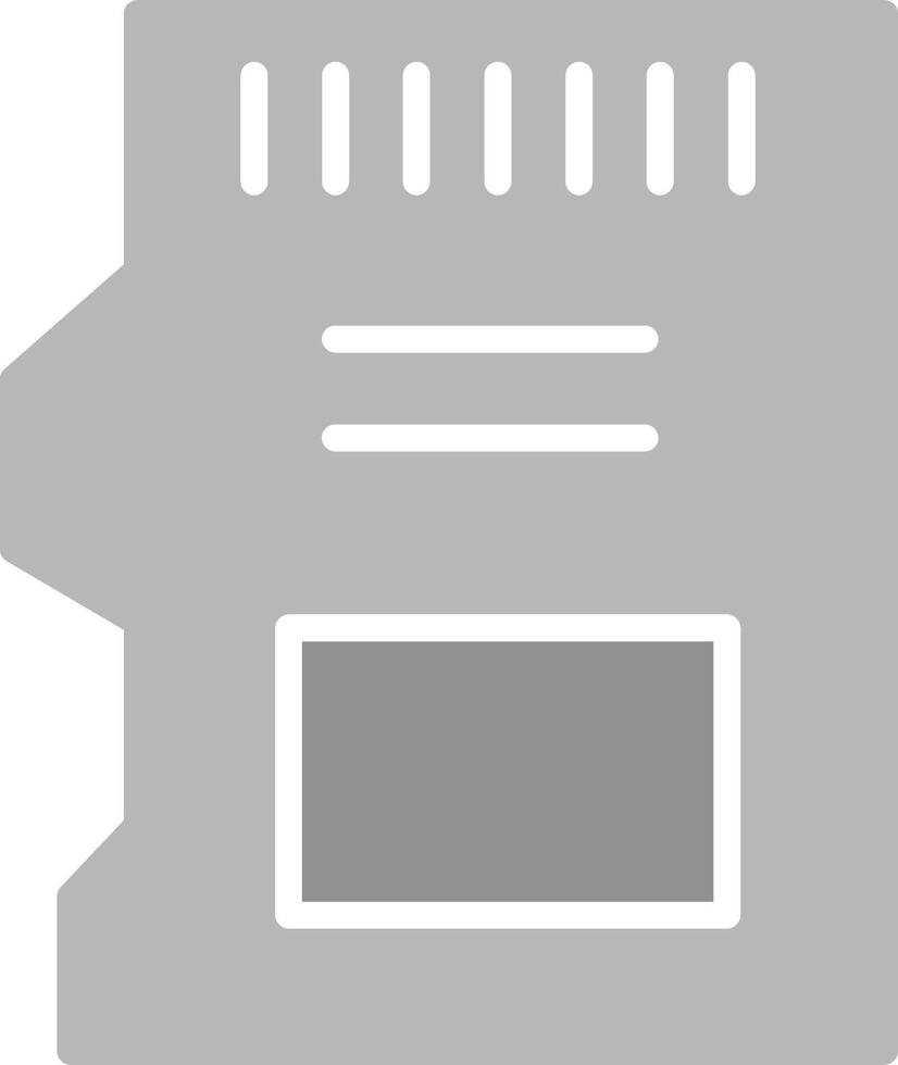 sd-kaart vector pictogram