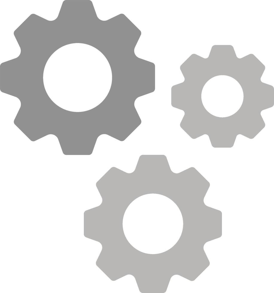 tandwiel vector pictogram