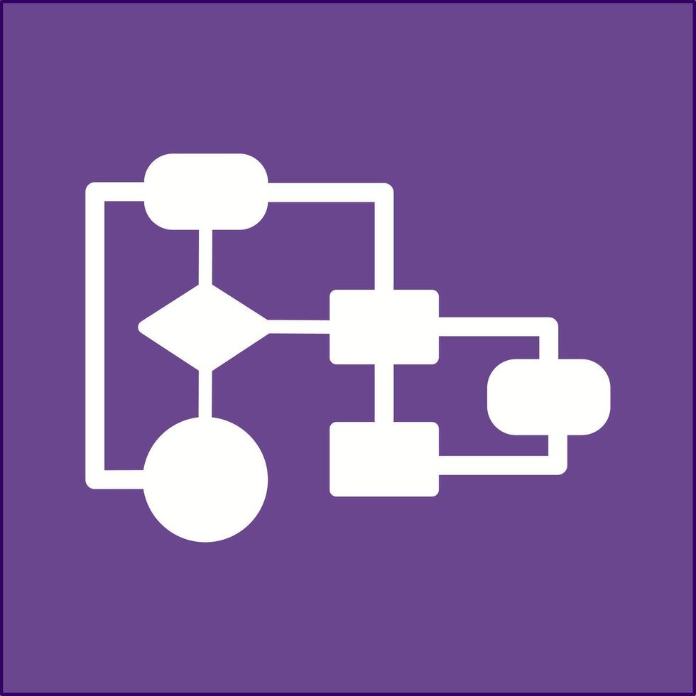 stroomdiagram vector pictogram