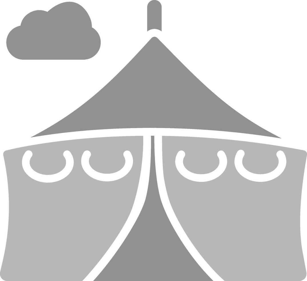 tent vector pictogram