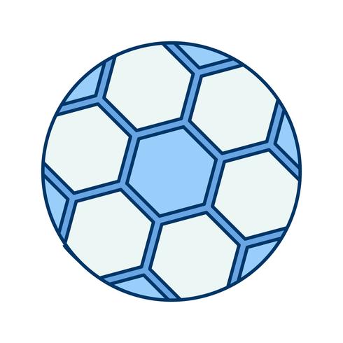 Voetbal pictogram vectorillustratie vector