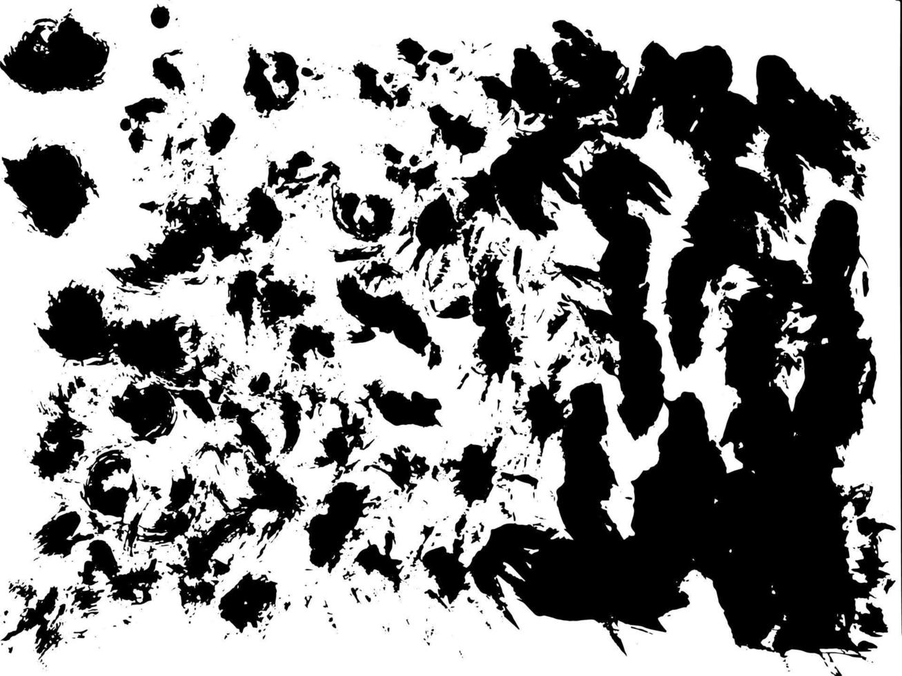 grunge zwart-wit stedelijke textuur sjabloon. donkere vuile stof overlay nood achtergrond. creëer eenvoudig een abstract gestippeld, gekrast, vintage effect met ruis en graan vector