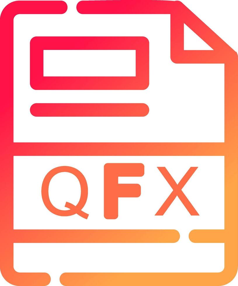 qfx creatief icoon ontwerp vector