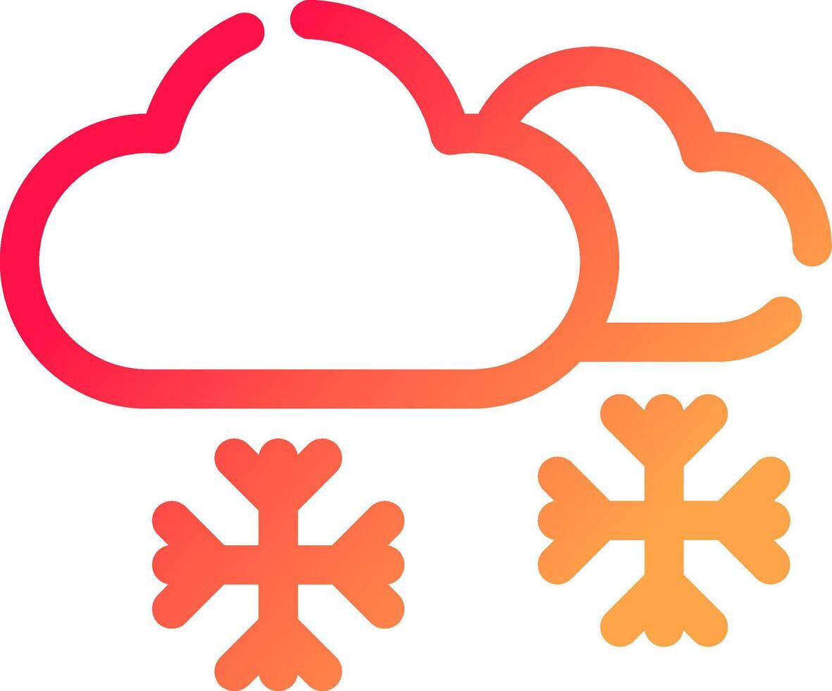 sneeuwen creatief icoon ontwerp vector