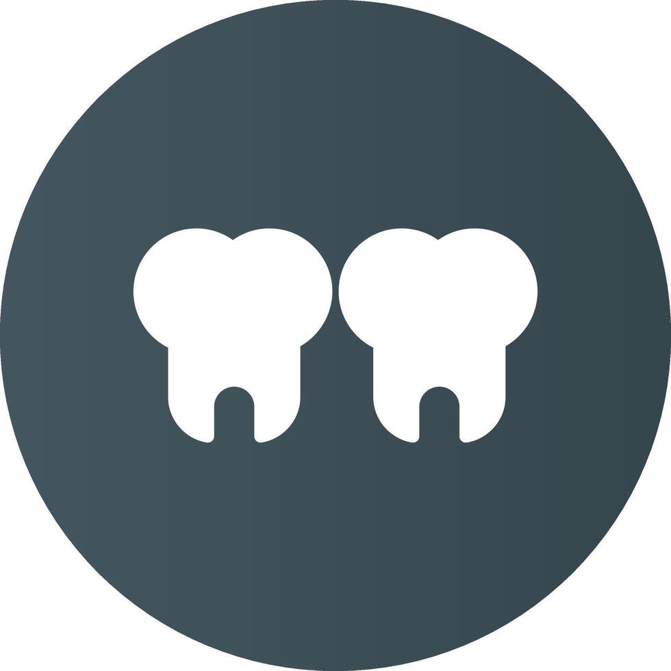 tanden creatief icoon ontwerp vector