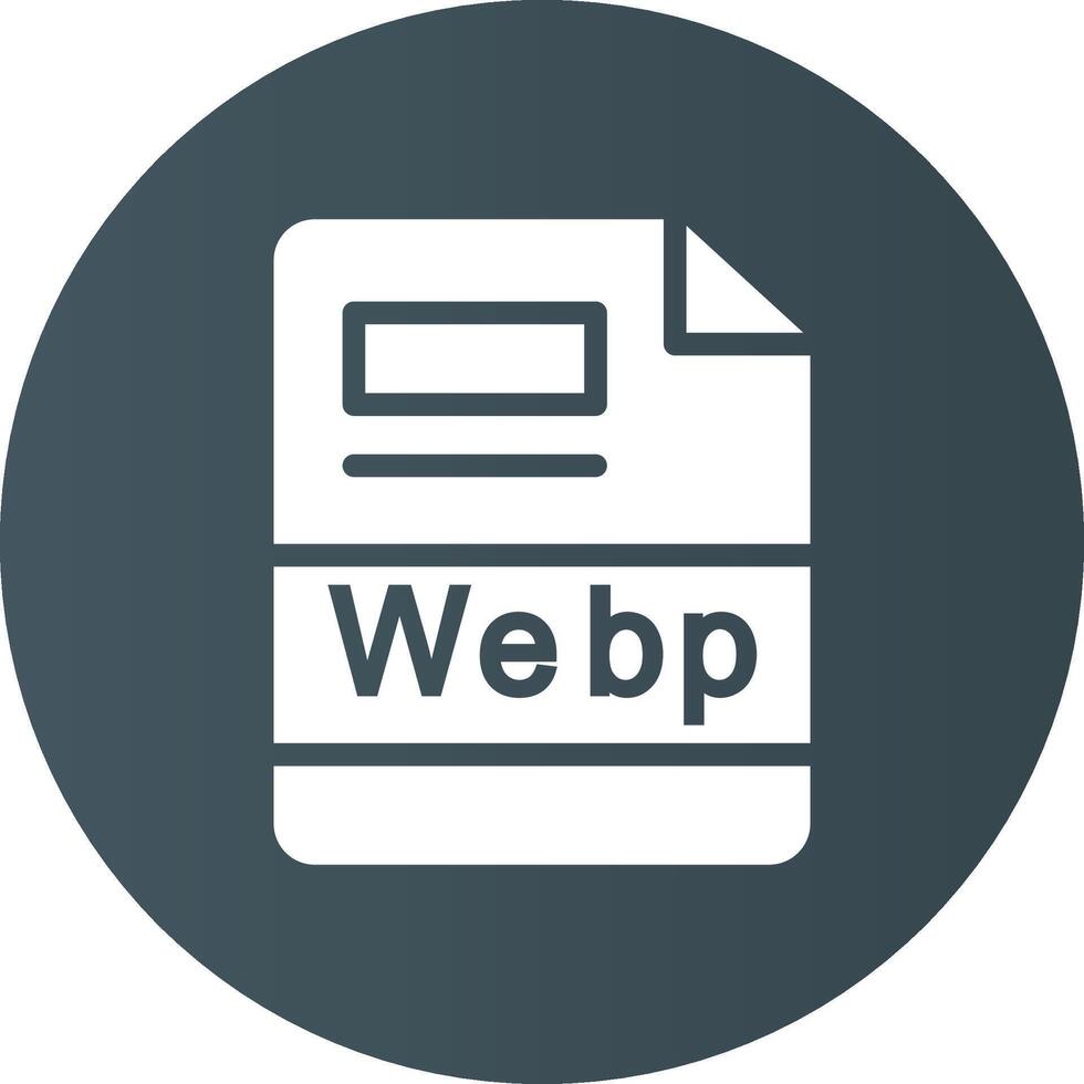 webp creatief icoon ontwerp vector