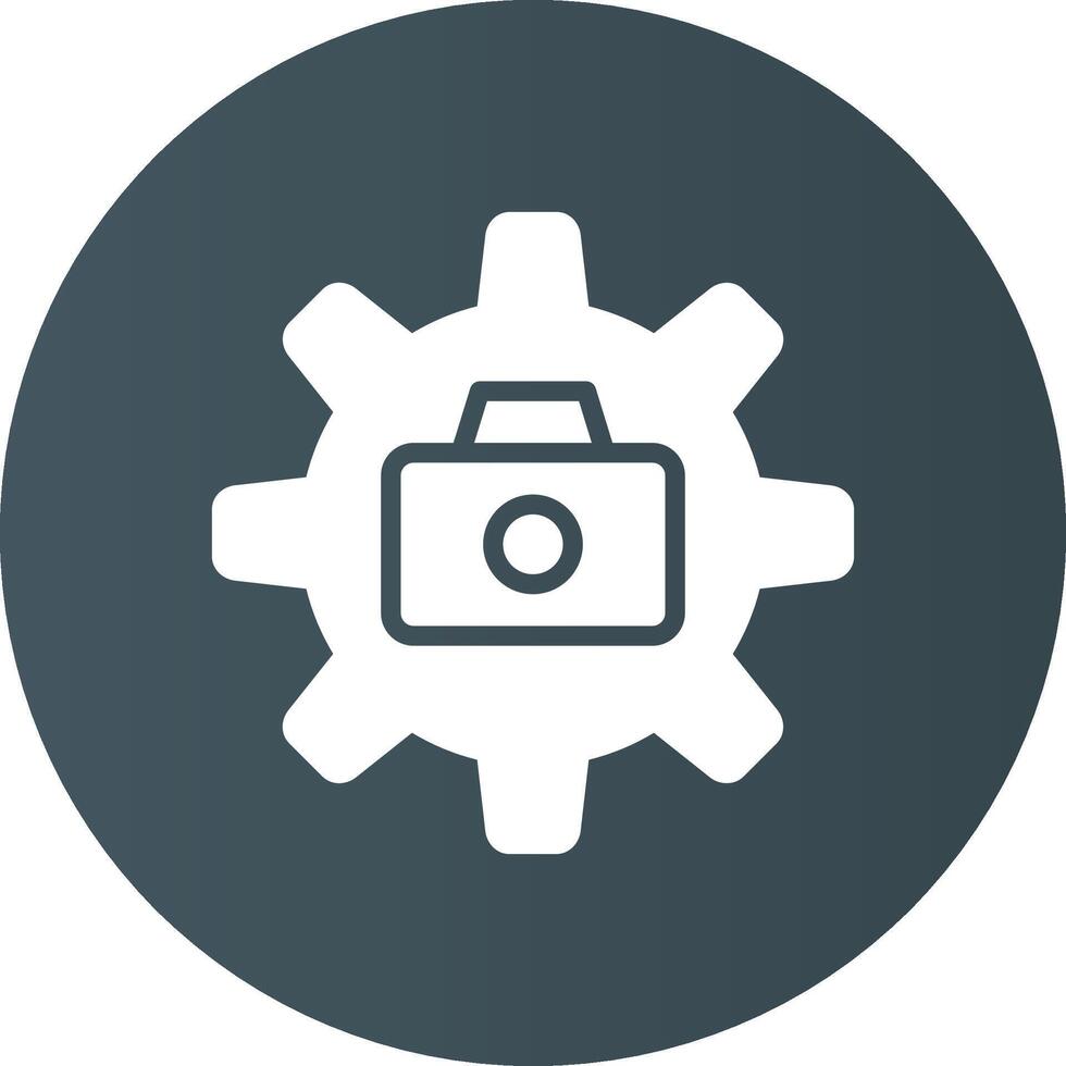 configuratie camera creatief icoon ontwerp vector