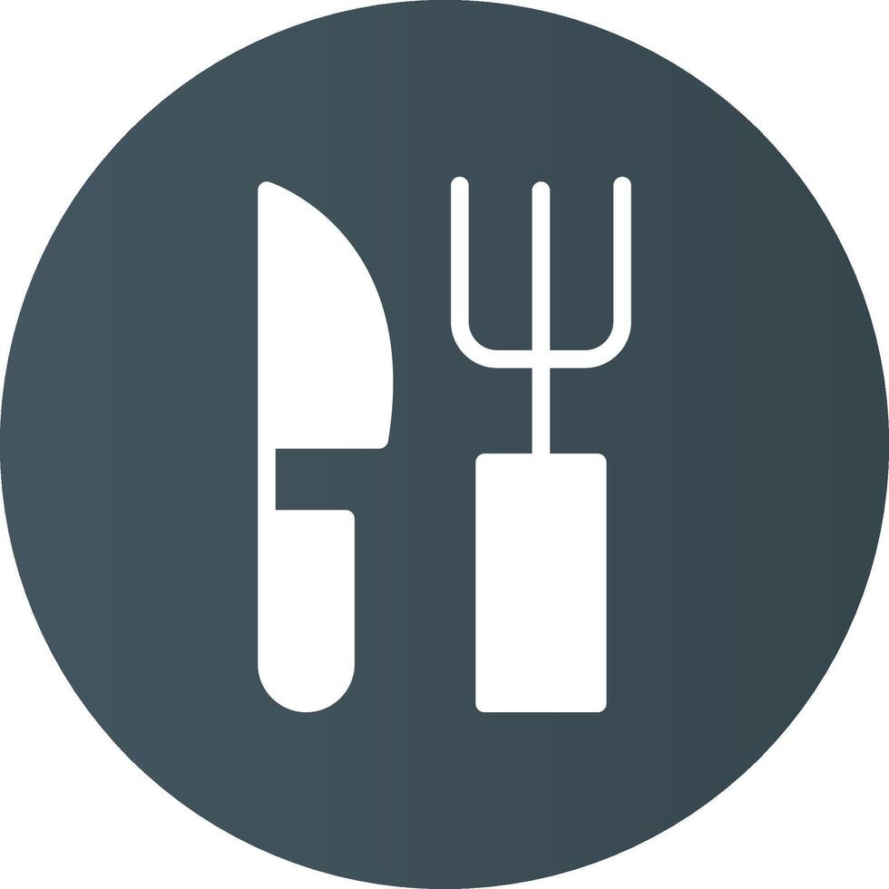 vork en mes creatief icoon ontwerp vector