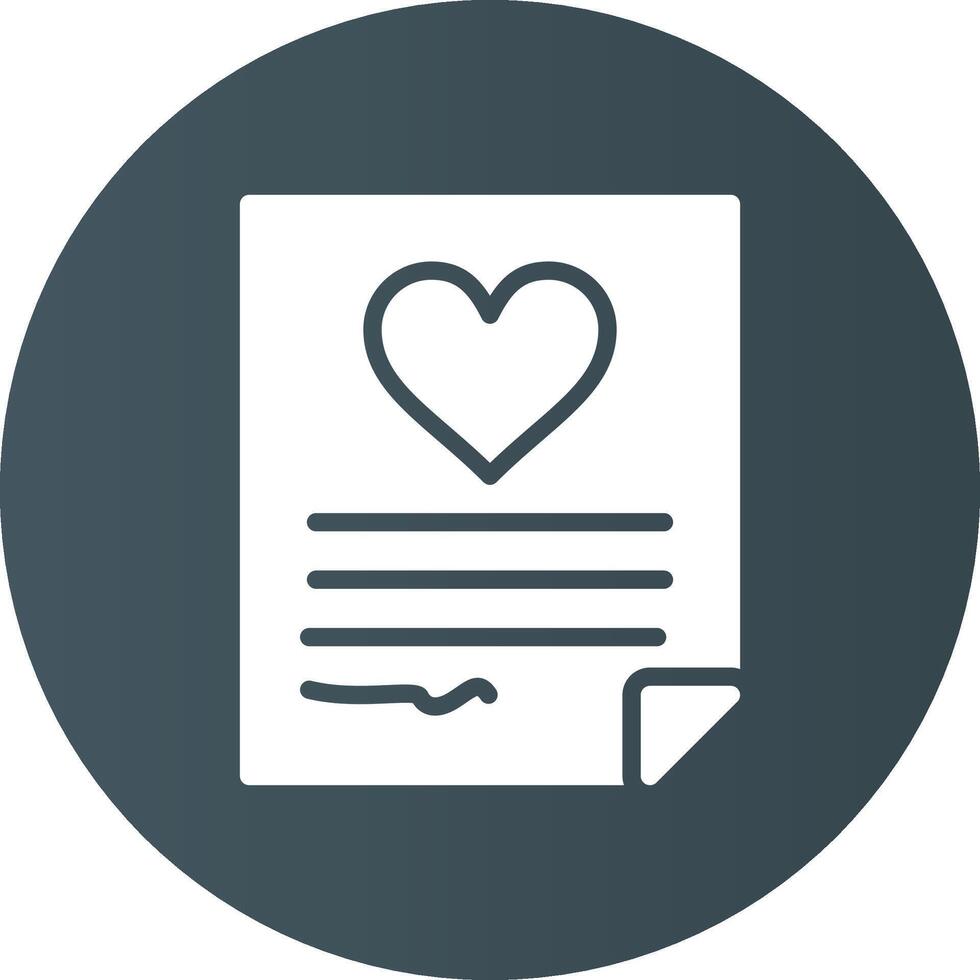 bruiloft contract creatief icoon ontwerp vector