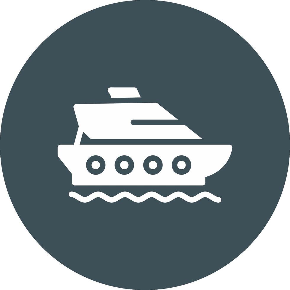 schip creatief icoon ontwerp vector