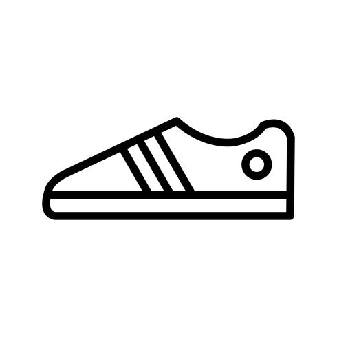 Schoenen pictogram vectorillustratie vector