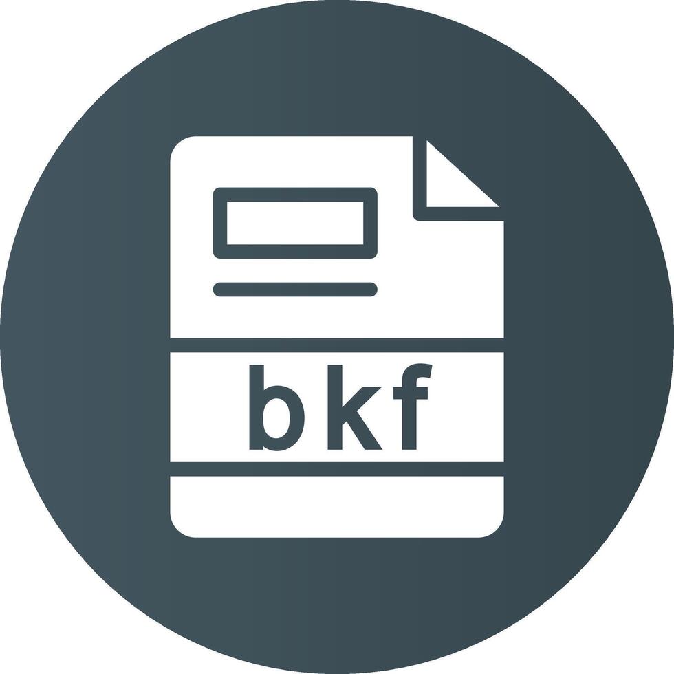 bkf creatief icoon ontwerp vector