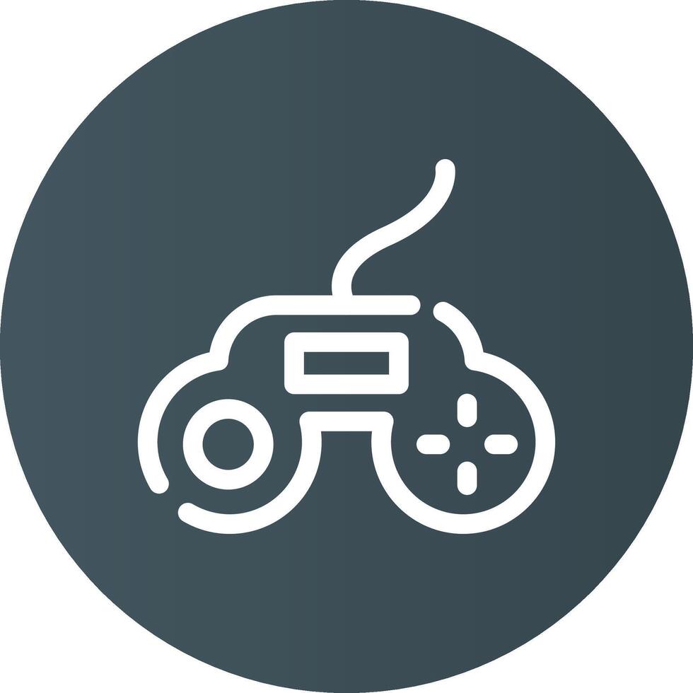 gamepad creatief icoon ontwerp vector