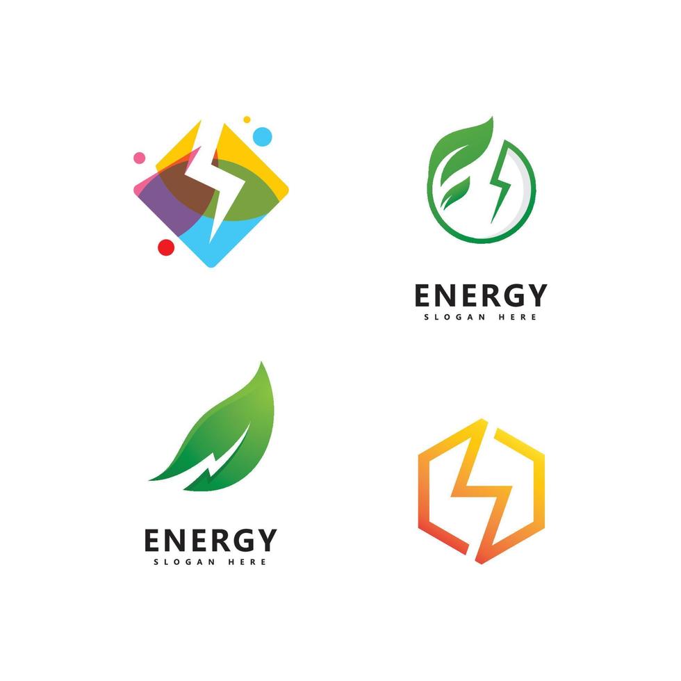 energie logo pictogram sjabloon vector ontwerp