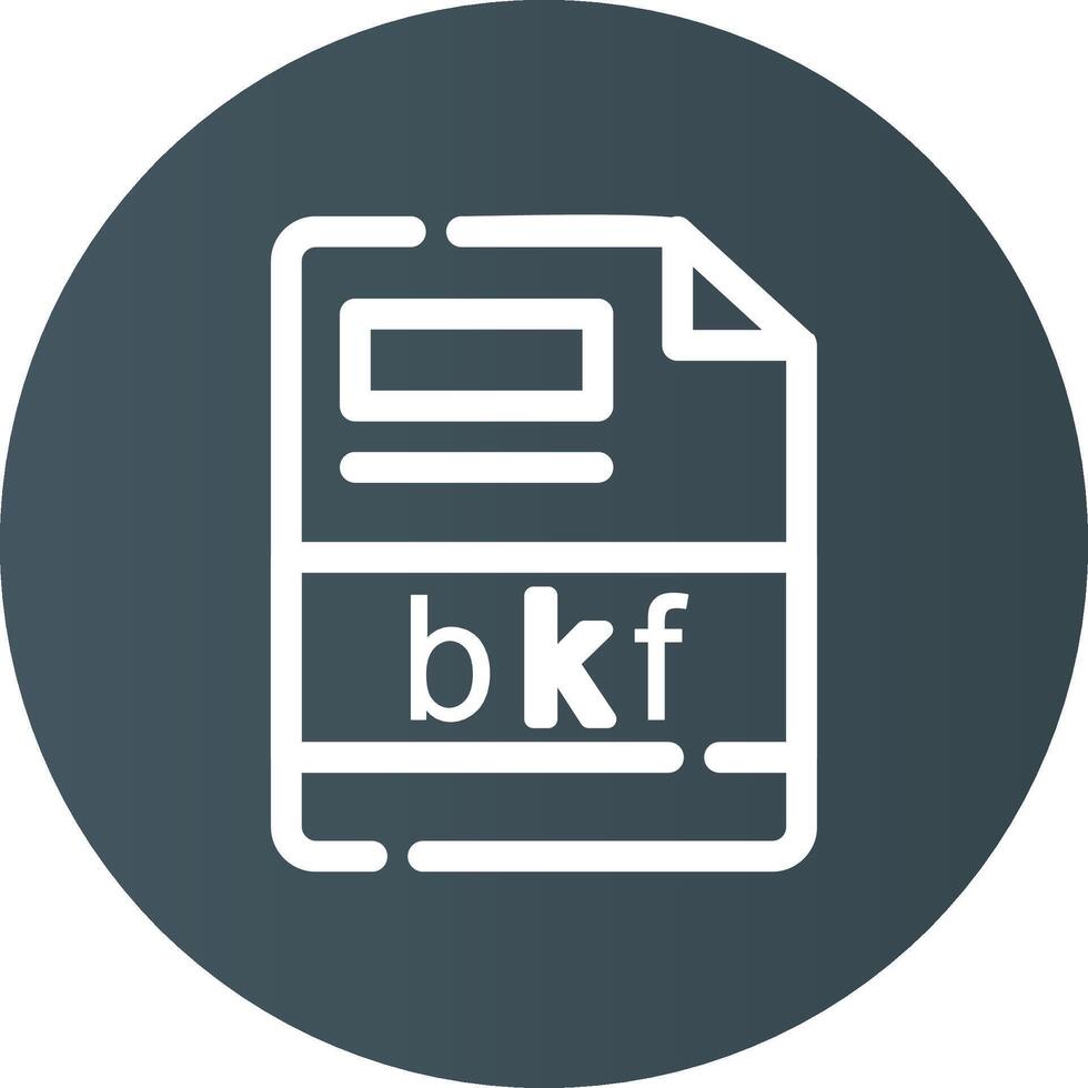 bkf creatief icoon ontwerp vector