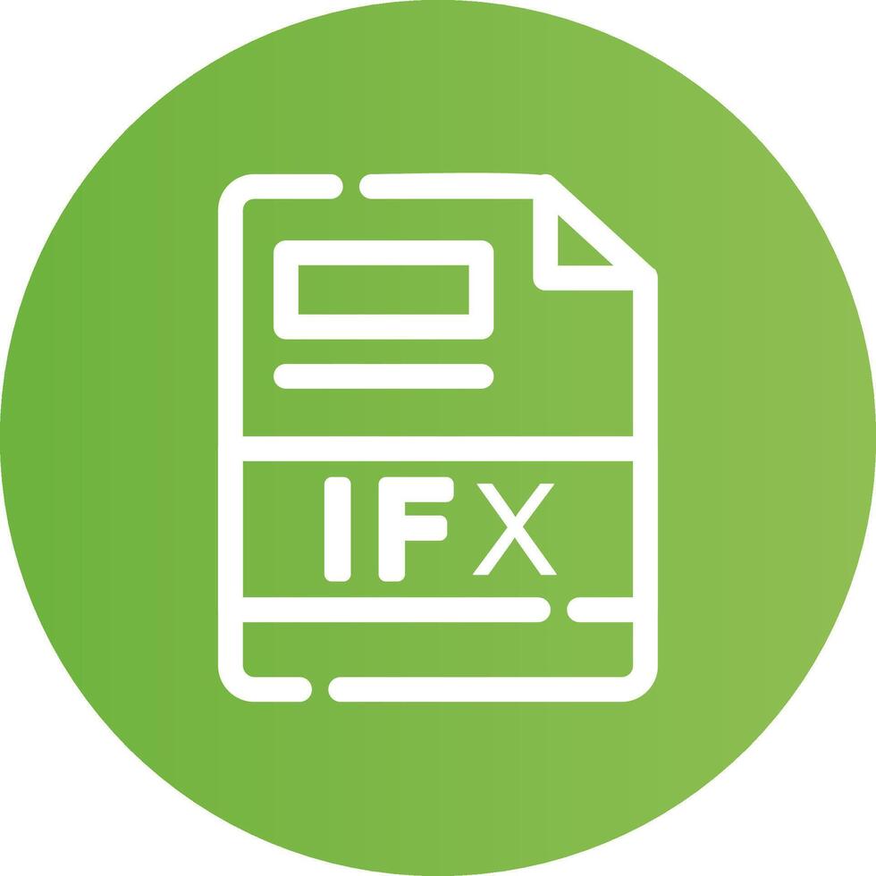 ifx creatief icoon ontwerp vector