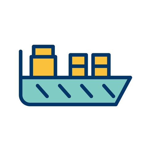 Vector schip pictogram