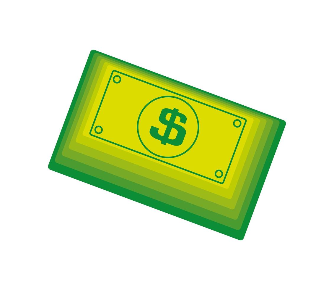 geld bankbiljet dollar vector