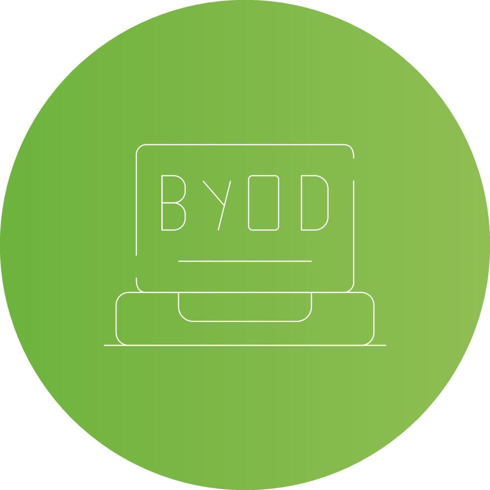 byod tour creatief icoon ontwerp vector