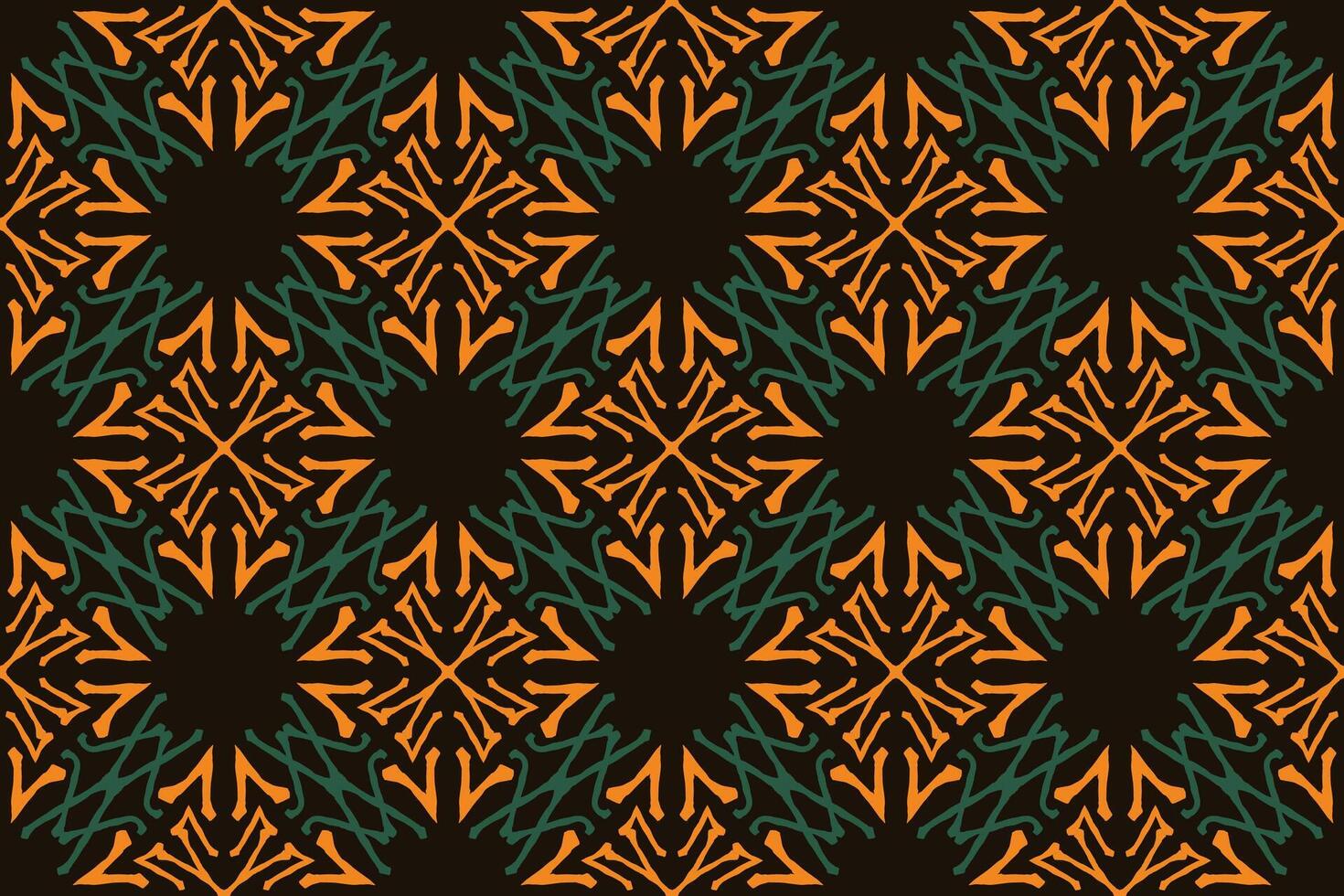 patroon met bloemen en meetkundig elementen. kruisende gebogen en Rechtdoor stoutmoedig strepen vormen abstract bloemen ornament. vector achtergrond voor ontwerp. naadloos decoratief traliewerk voor luifel.