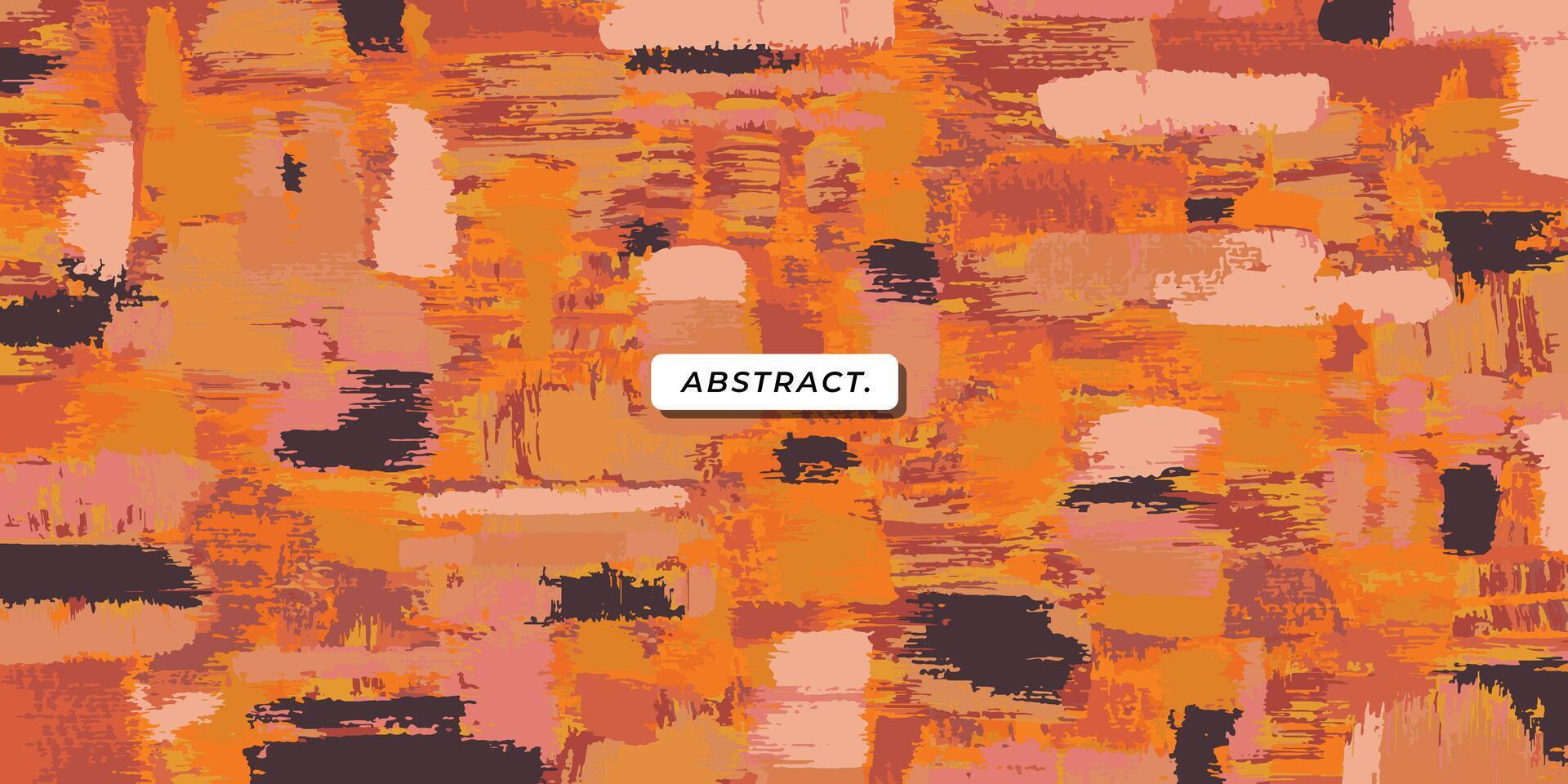 abstract grunge schilderij achtergrond met ruw borstel slagen. vector