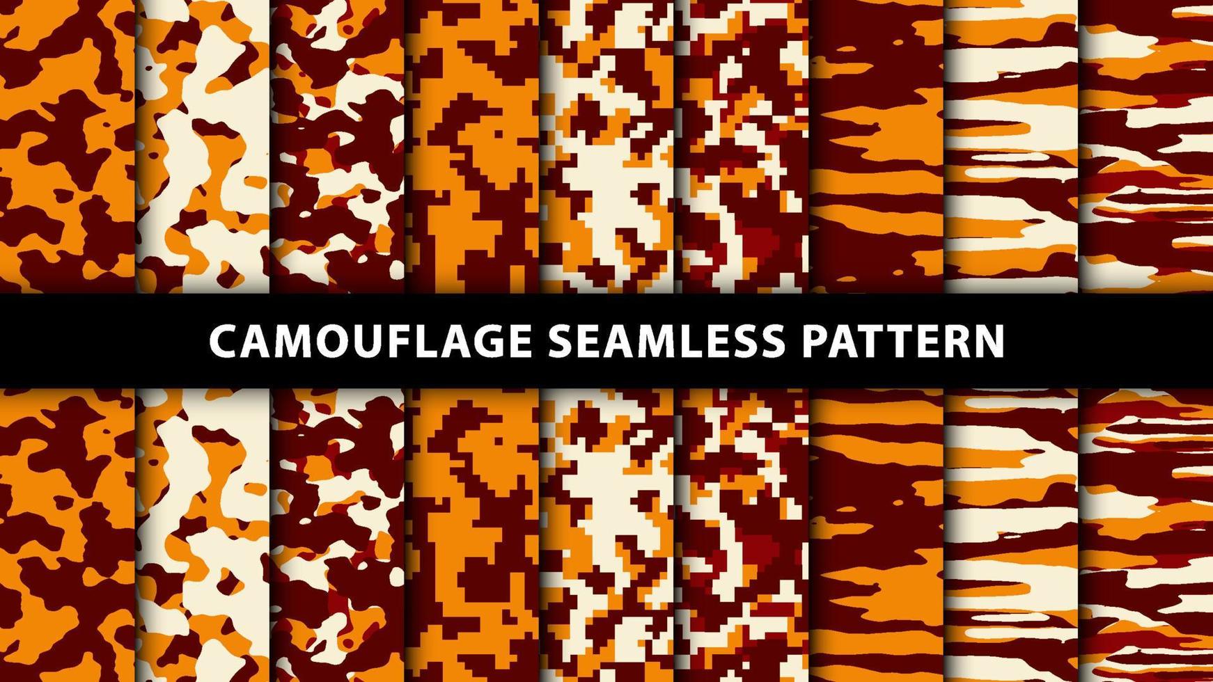 leger en leger camouflage naadloos patroon vector