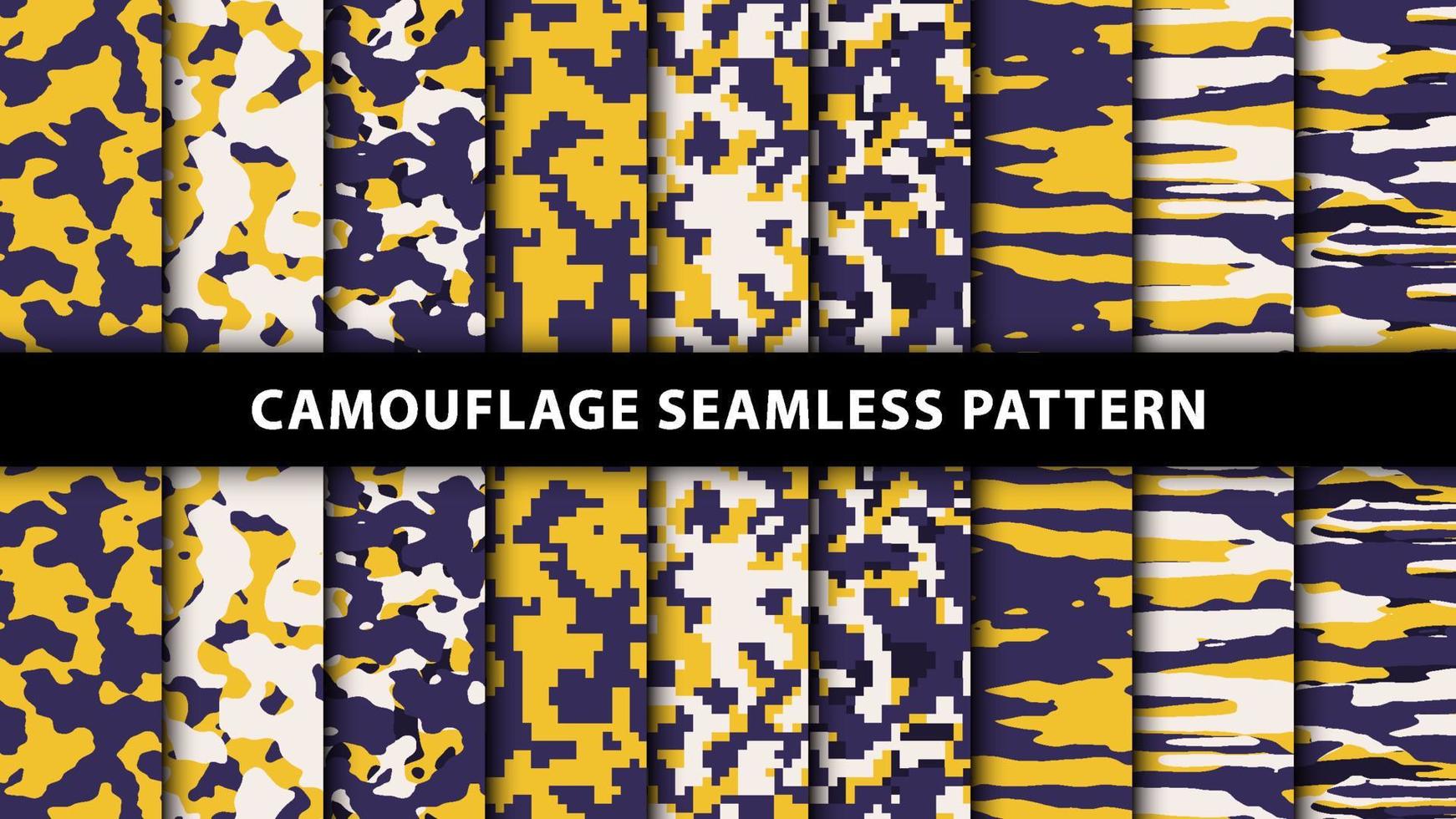 leger en leger camouflage naadloos patroon vector