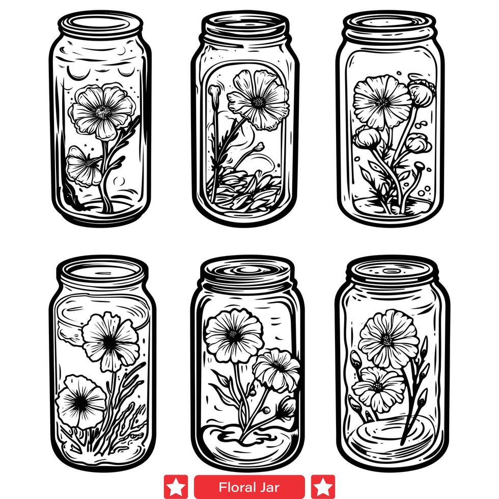 voorjaar bloesems delicaat bloemen pot silhouetten vector