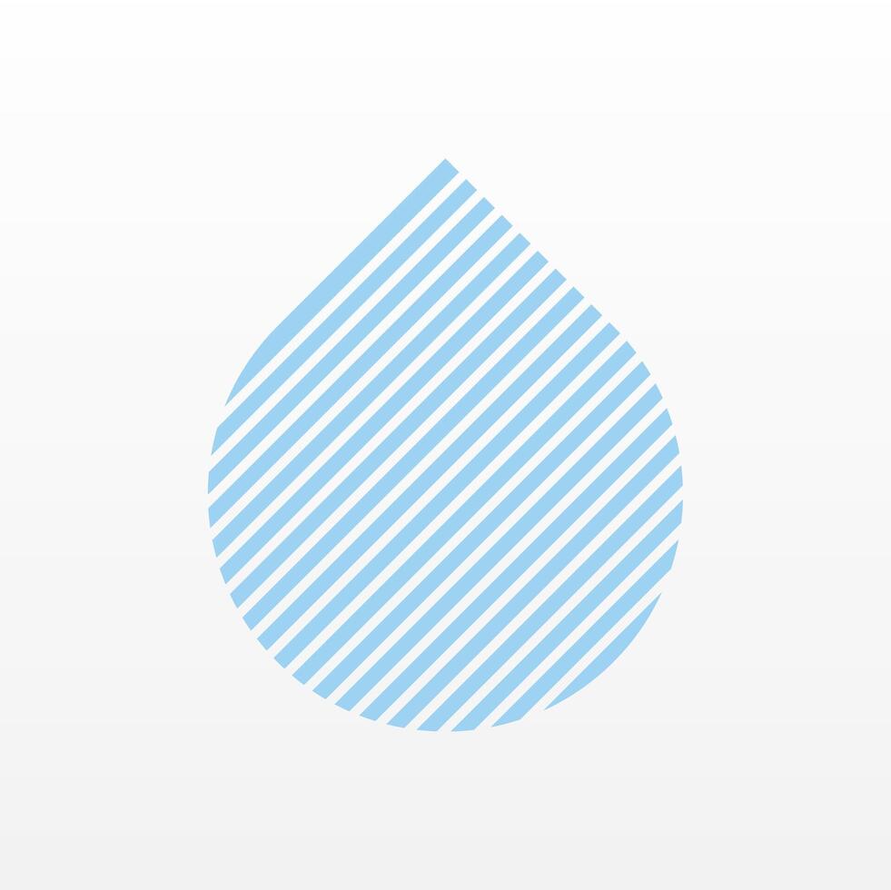 vlak water laten vallen illustratie achtergrond vector