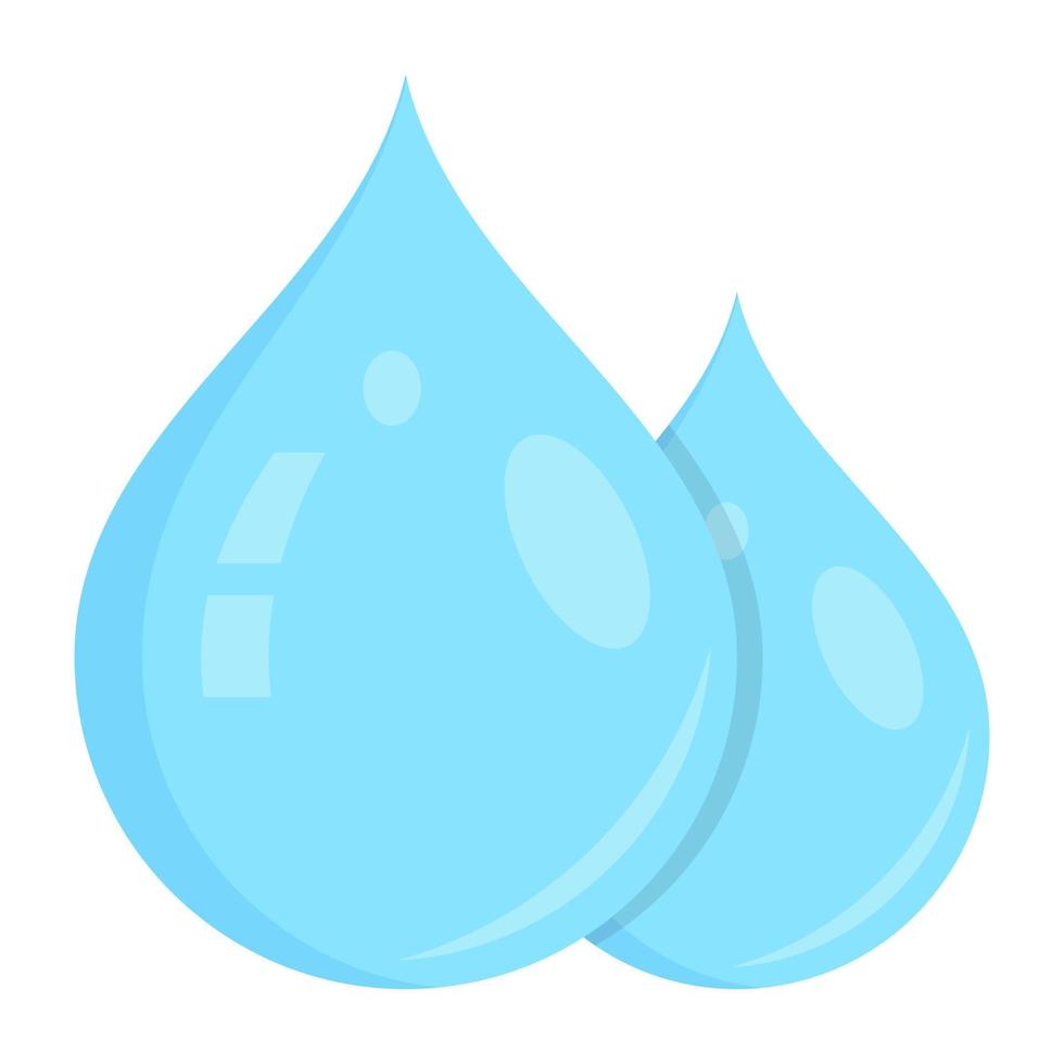 concepten voor waterdruppels vector