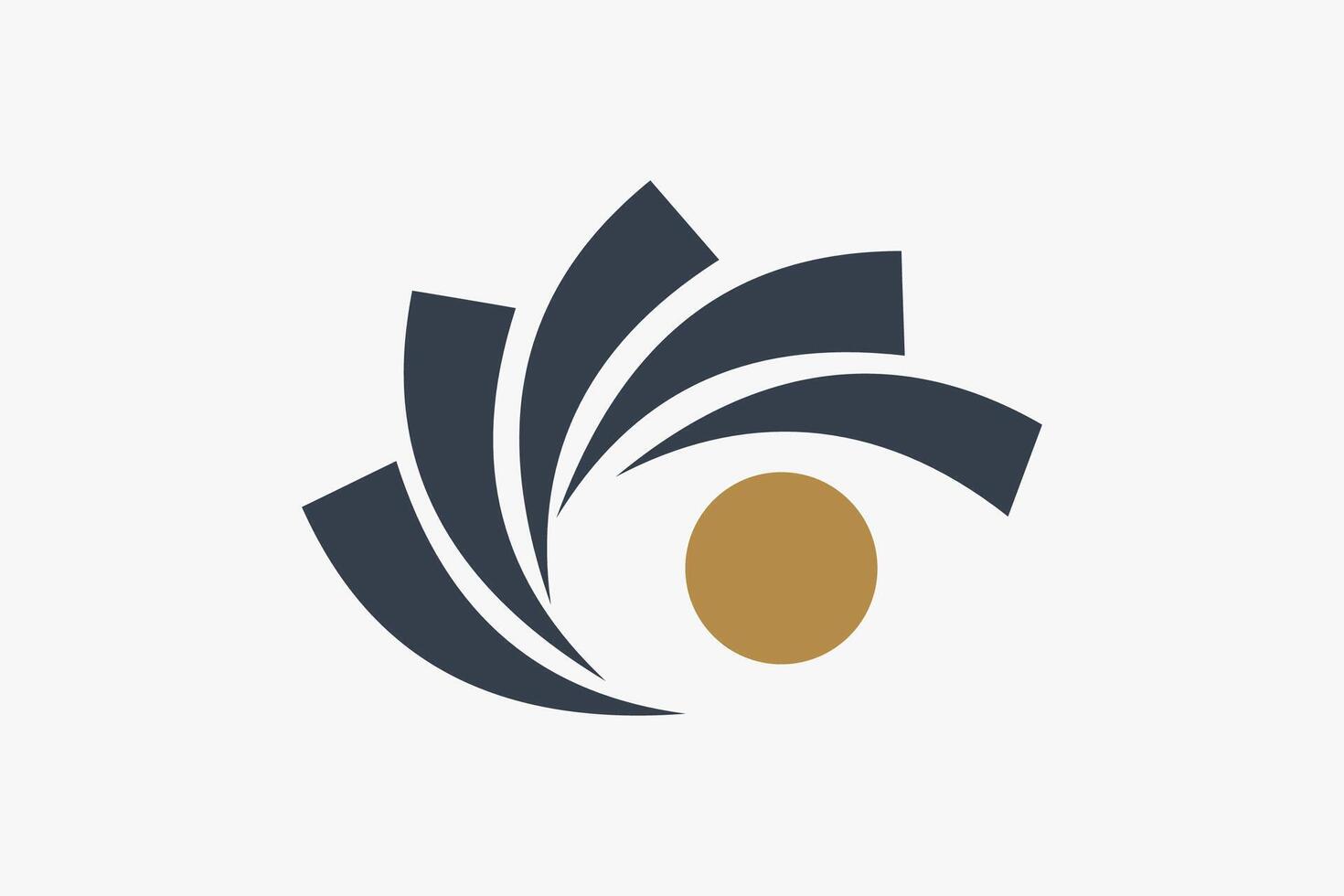 gemakkelijk oog vector logo sjabloon