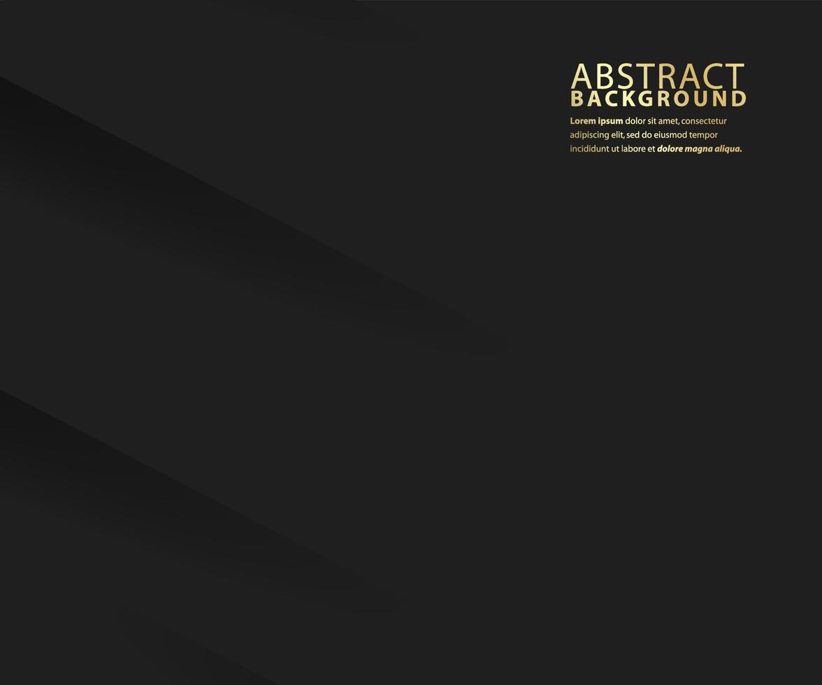 donker en schaduw abstracte achtergrond. moderne zwarte ontwerpsjabloon. vectorillustratie. vector