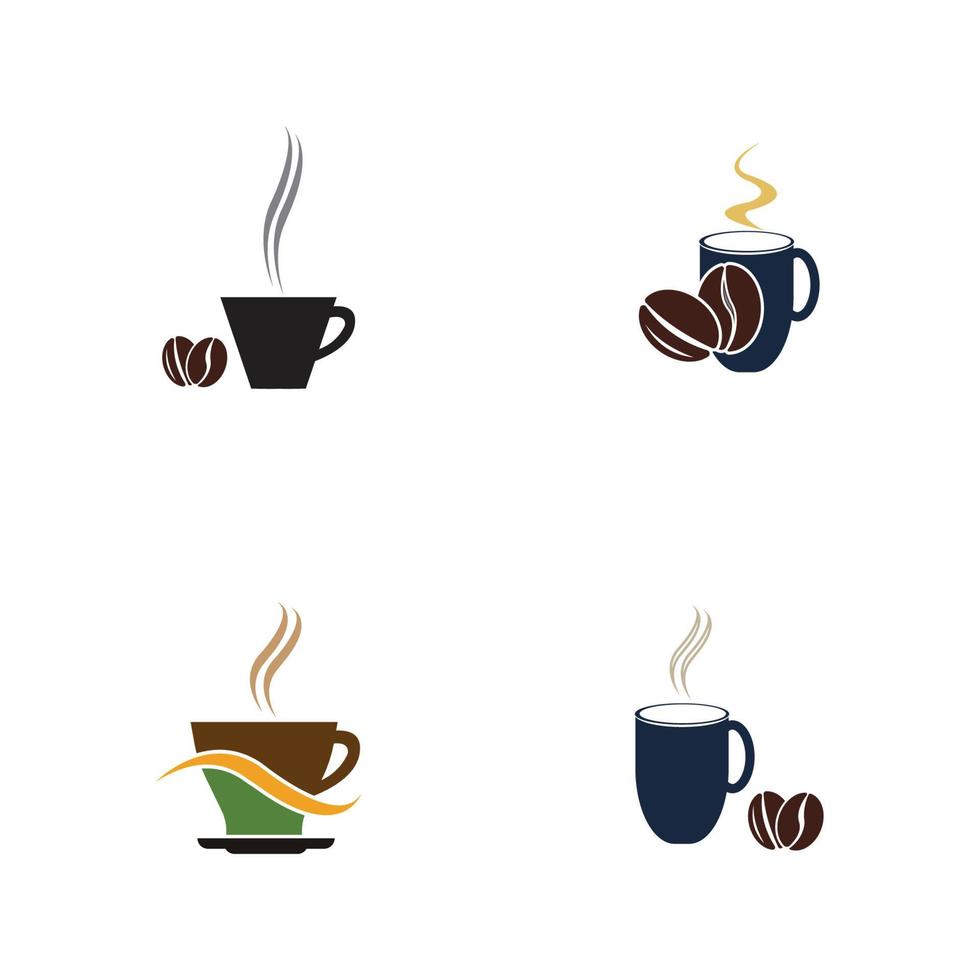 coffeeshop logo pictogram sjabloon ontwerp vectorillustratie vector