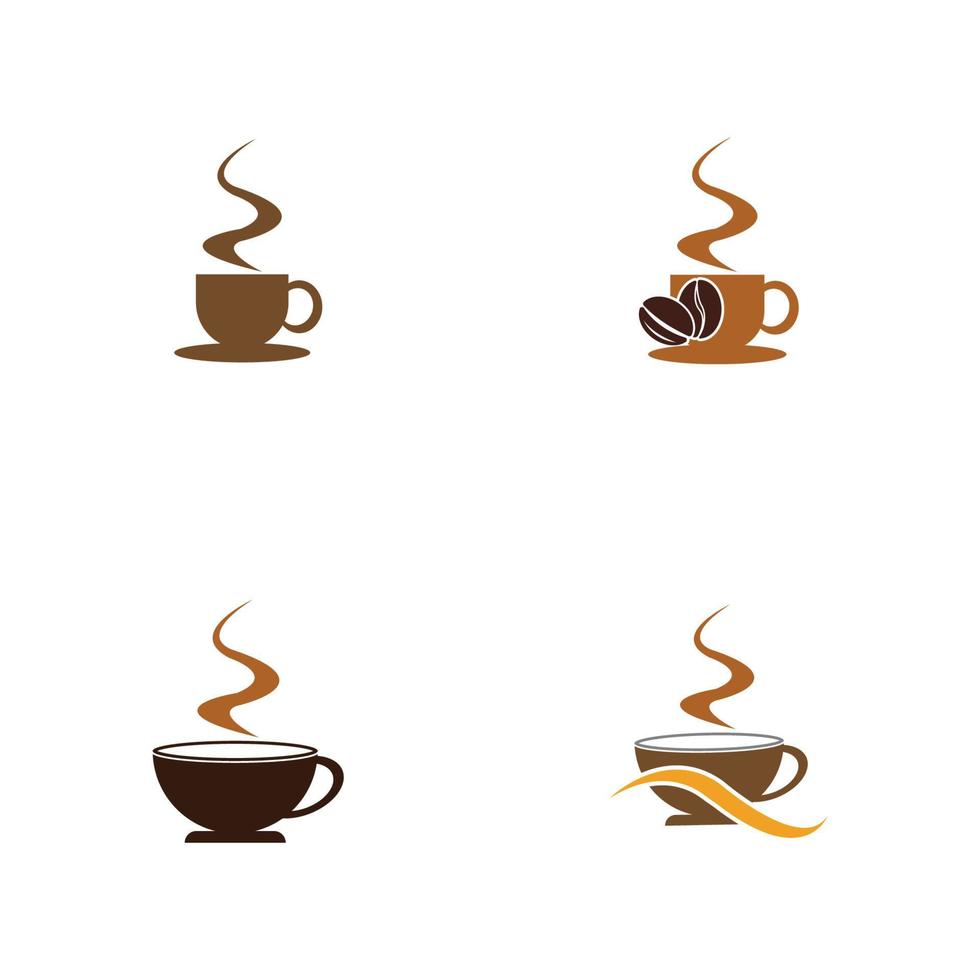 coffeeshop logo pictogram sjabloon ontwerp vectorillustratie vector