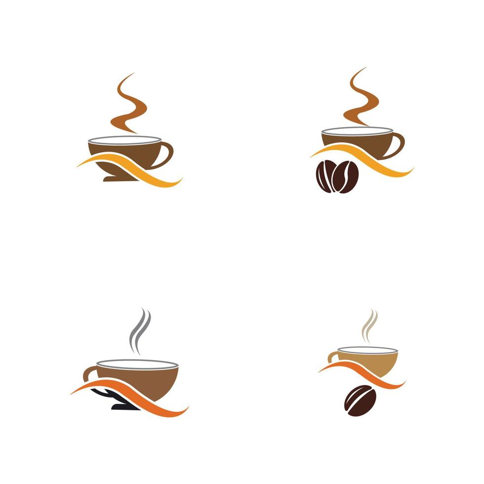 coffeeshop logo pictogram sjabloon ontwerp vectorillustratie vector